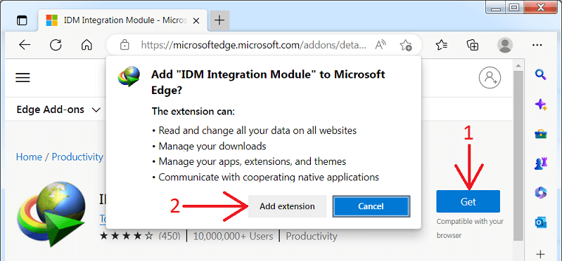 Add 'IDM Integration Module' Edge extension